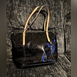 Michael Kors black patent leather